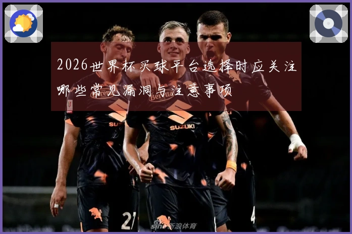 2026世界杯买球平台选择时应关注哪些常见漏洞与注意事项